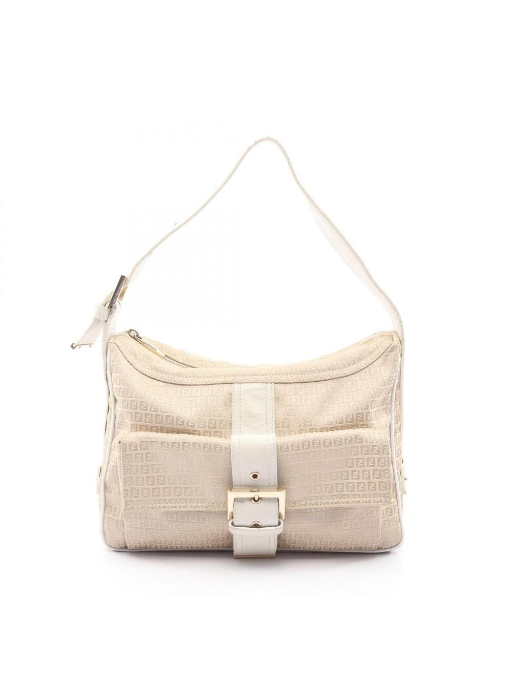 Fendi Micro Ff Shoulder Bag Canvas #272612F51B